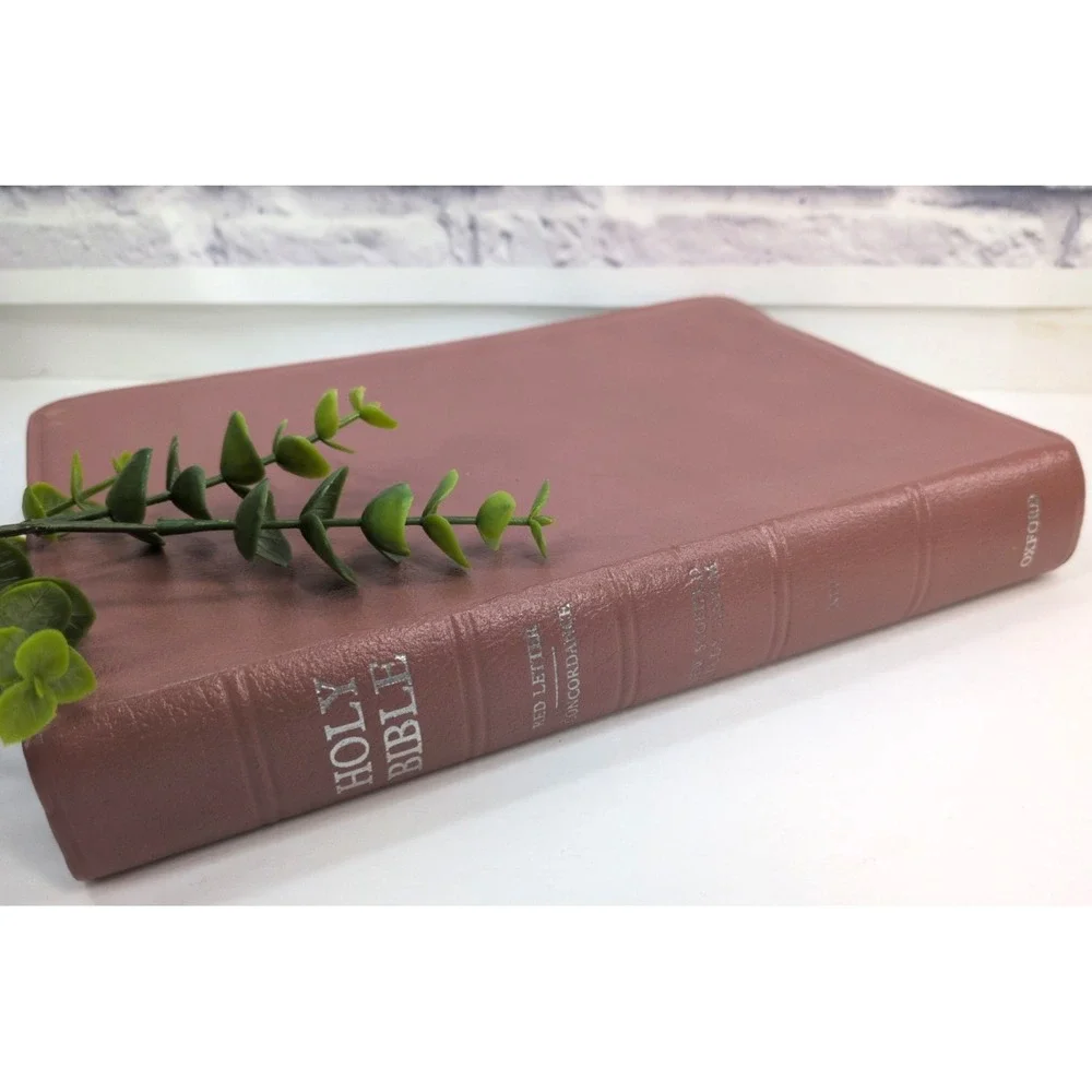 RARE🚨NEW SCOFIELD STUDY SYSTEM Oxford 1984 HolyBible Red Letter Concordance NIV